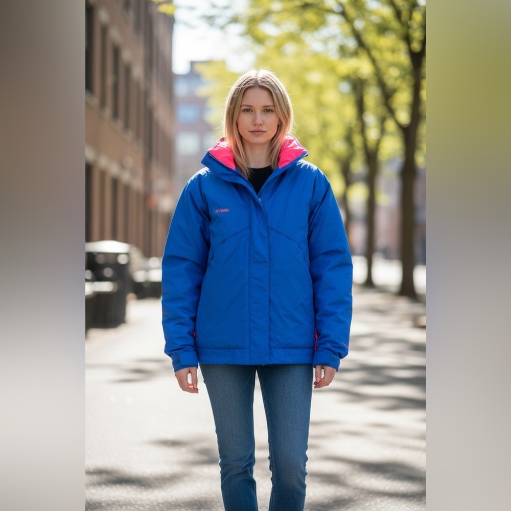 Vintage Columbia Whirlibird 3‑in‑1 Ski Jacket Coat Sz L Excellent Condition